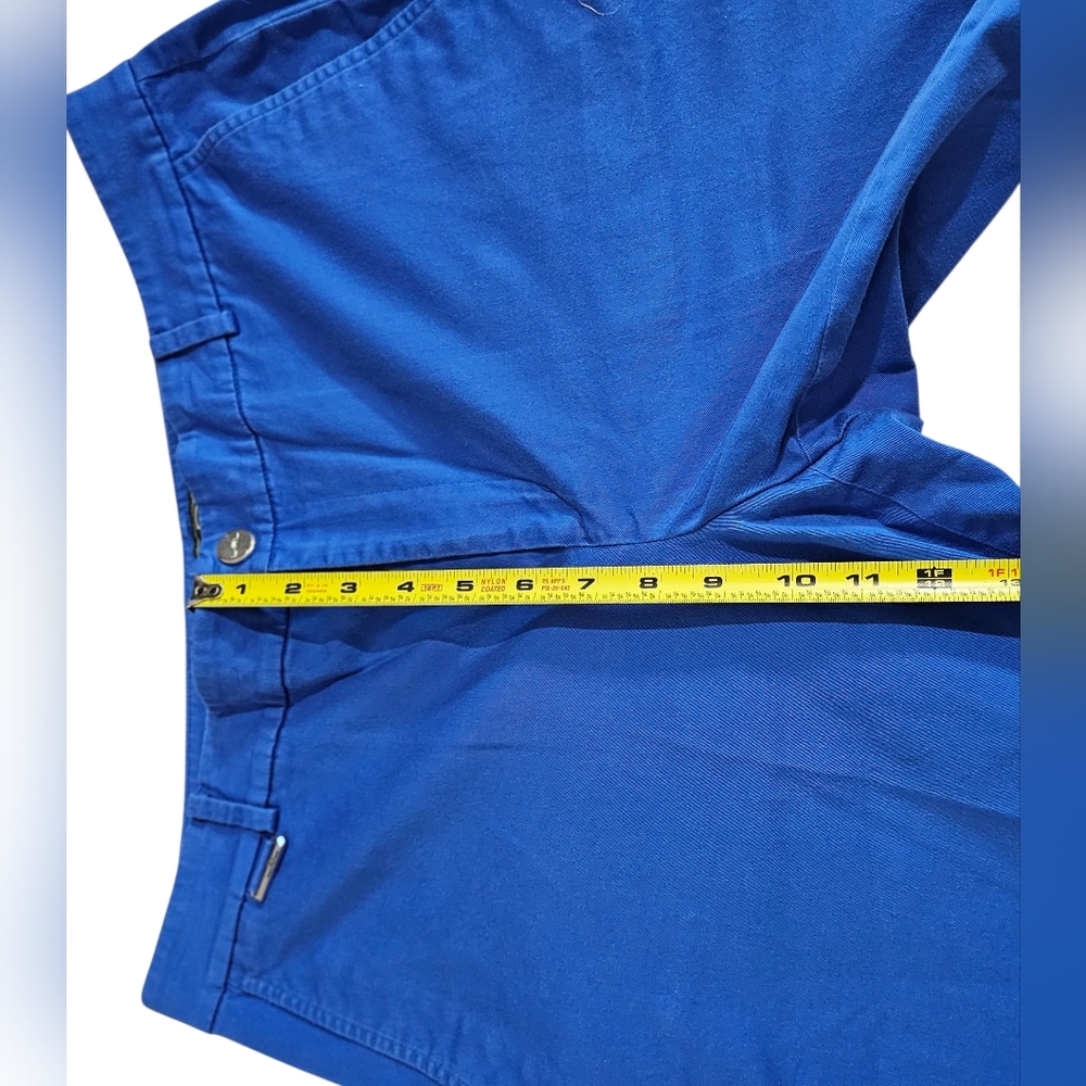 LRL Lauren Active Ralph Lauren Women Blue Shorts Size 12 Bermuda - Picture 8 of 13